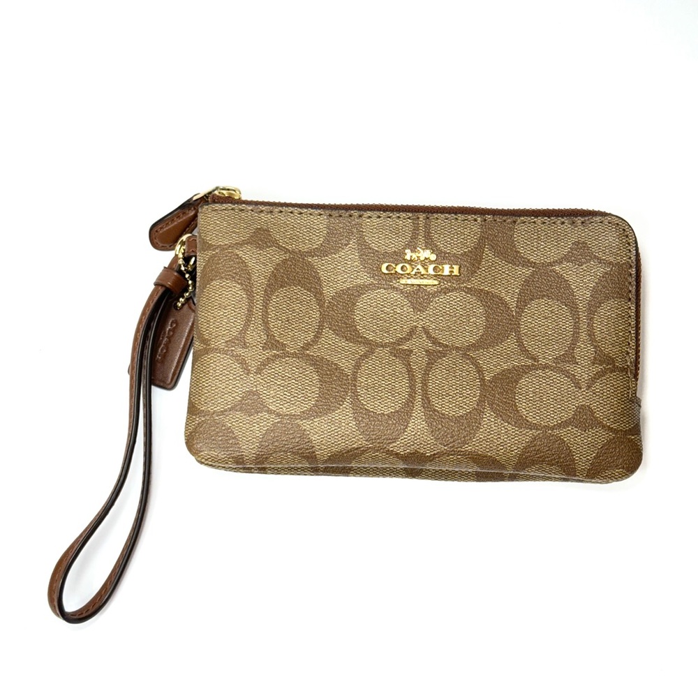 COACH Double Zip Wristlet